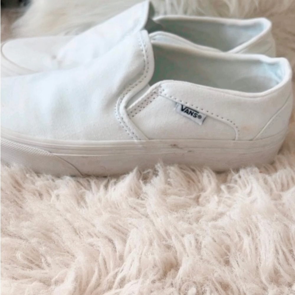 all white vans